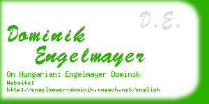 dominik engelmayer business card